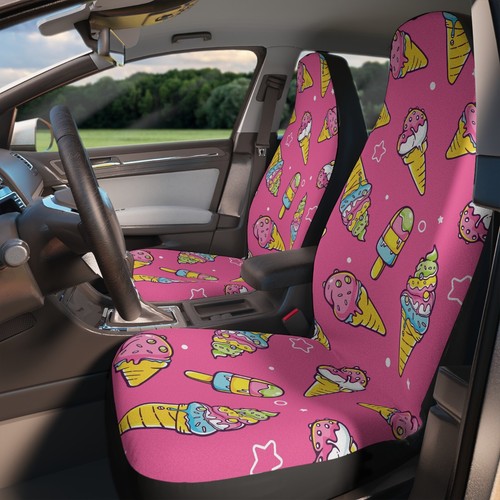 Kawaii ice cream car - ice, seat