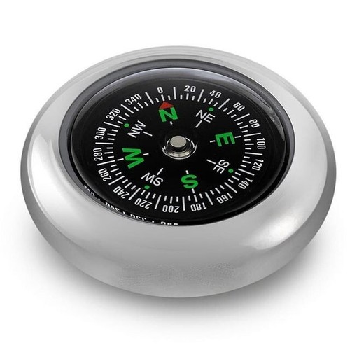 Sterling silver compass gift - silver,