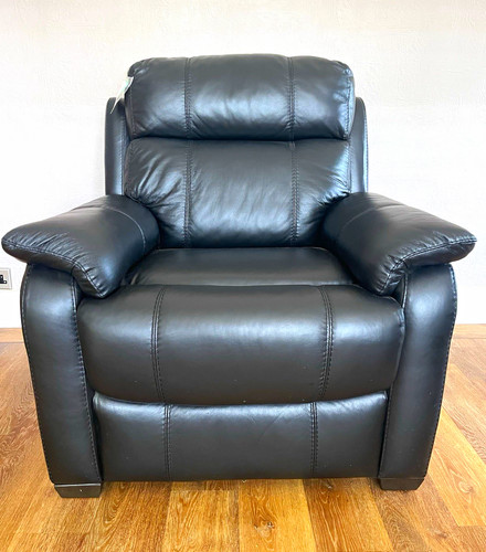 Dark brown faux leather - brown,