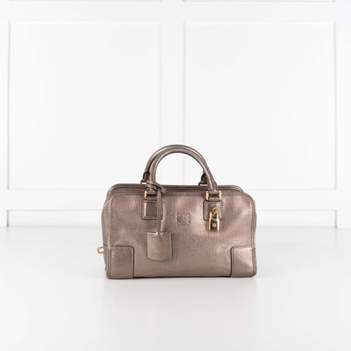 Loewe gold tone leather - gold,