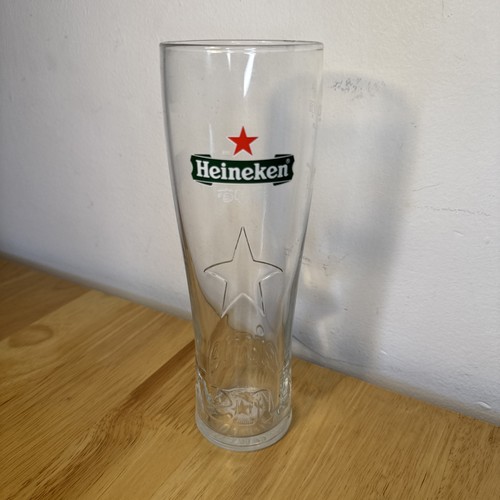 Heineken pint beer - 1x, glass