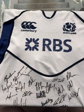 Scotland Rugby Squad Signed 2011/2012 Away Shirt
