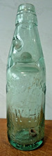 W Hodgkinson Fleetwood Codd Bottle  with Marble inside Measures 9 Inches High