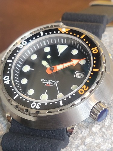 Automatic black tuna divers - black, 'tuna'