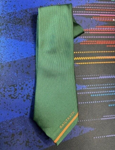 Green railtrack tie - green,