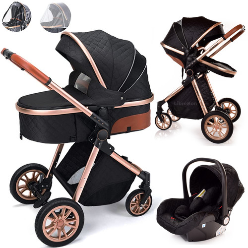Baby pram buggy with - 3,