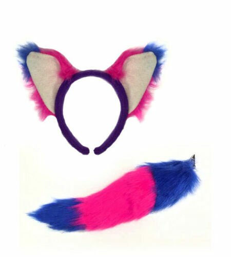 Pink purple cheshire cat - &,