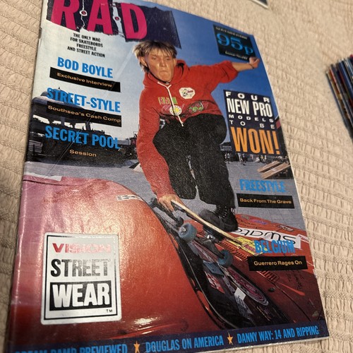 Rad skateboard magazine - skateboard,