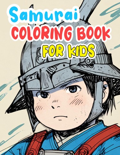 Samurai coloring book for - samurai,