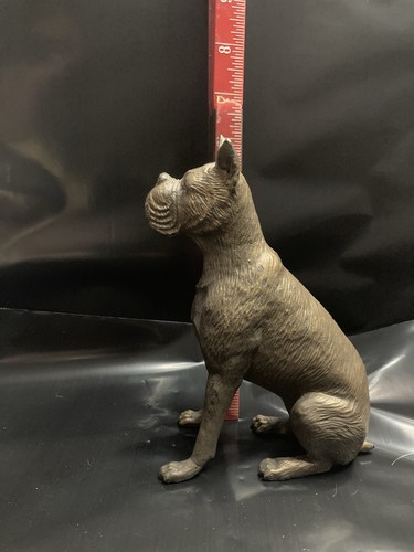 Cast iron dog - dog, boxer