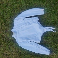 Mens Large Vintage Blades Fencing Jacketband Leon Paul Plastron. Used Condition