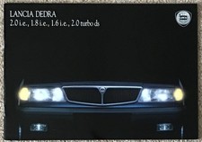 LANCIA DEDRA RANGE Car Sales Brochure DEC 1989 #LAN 210/12-89 FRENCH TEXT