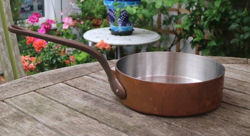 French villedieu copper saute - villedieu,