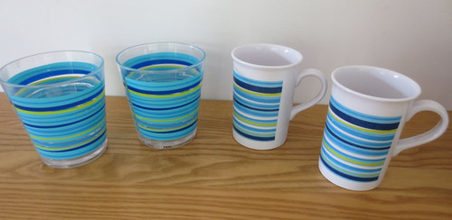 Melamine style mugs 2 x - x,