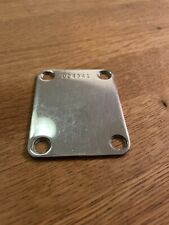 1957 fender Stratocaster rare double Stamped neck plate with Its original screws