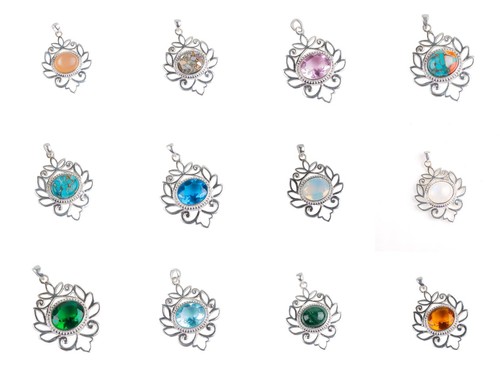 Semi precious gemstone 925 - semi,