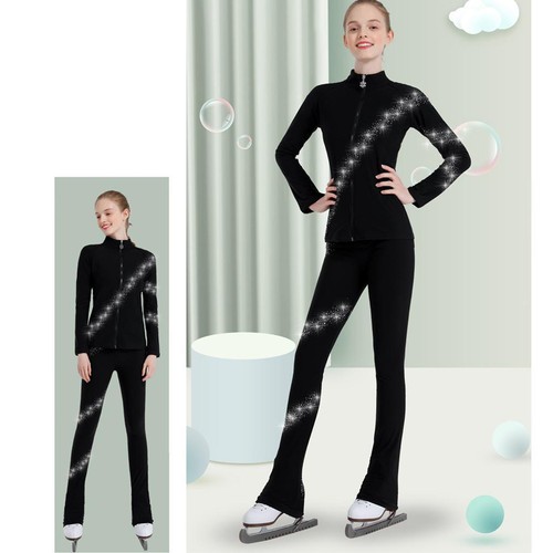 Stretchy ice skating outfit - ice,