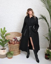 1980s Domenic Bellissimo Coat | Medium Or Oversized Fit | Speck Tweed Black Gray