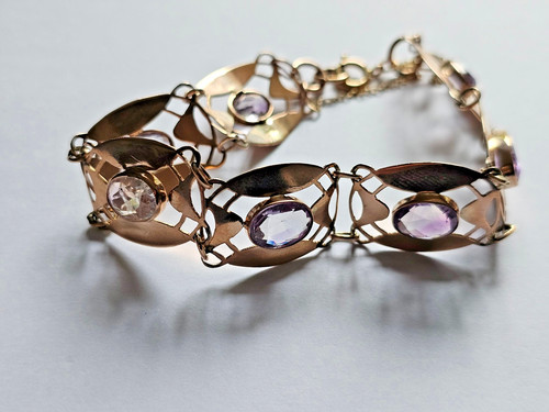 Antique 9ct gold and - antique,
