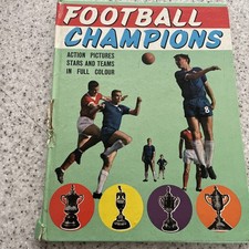 Rare Vintage Football Champions Hardcover Annual Book 