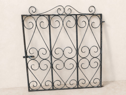 Vintage black metal garden - black,