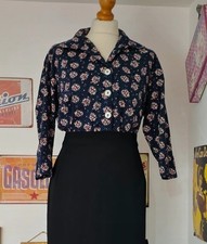 Vivien Of Holloway Raglan Blouse 1940s 1950s  Vintage Inspired XL