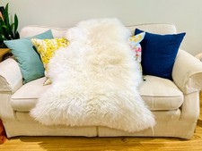 Genuine Australian Merino Sheepskin Rug / Real Fur Luxury Throw