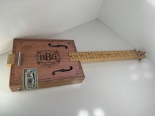 BBG #05 The Electric Blues Cigar Box Slide Guitar Kit 3-String Cardboard Body