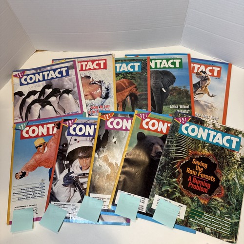 321 contact magazine lot 1990 - contact,
