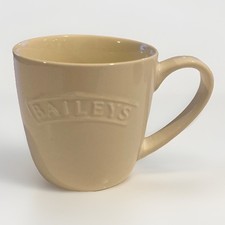 Baileys Irish Cream Mug Cream Embossed Logo Banded Hot Chocolate Coffee