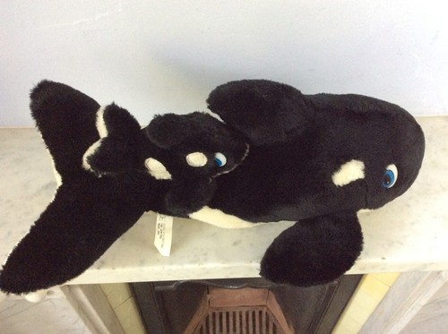Plush killer whale baby calf - baby,