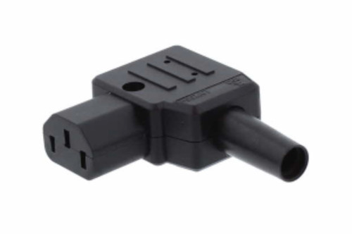 Left angle plug - 90°,