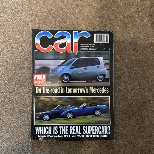 Car magazine november - car, 1993