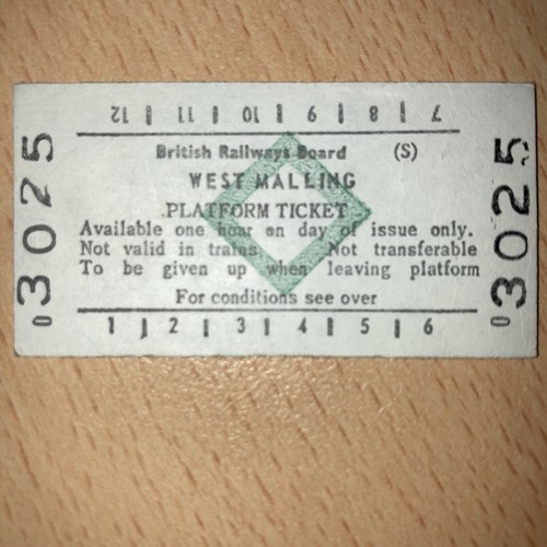 Platform ticket west - platform,