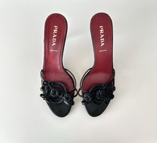 Prada Black Leather Kitten