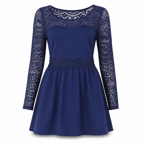Divided womens line dress - womens, a-line