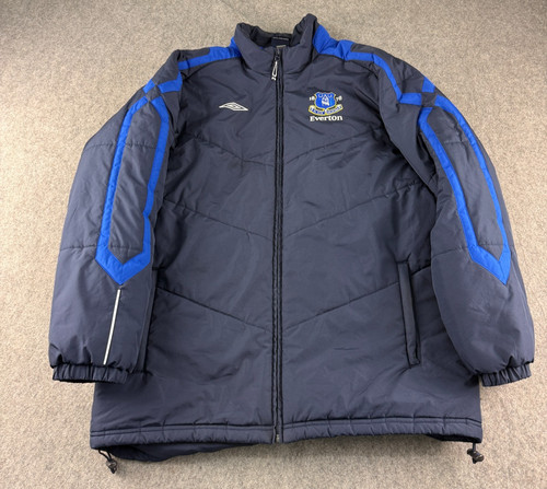 Everton football bench coat - football,