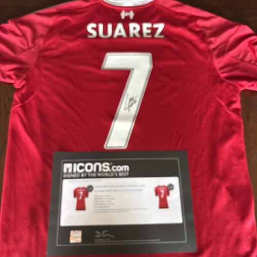 Rear signed luis suarez - rear,