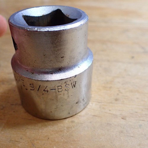 Vintage sidchrome 4inch bsw - 3/4inch,