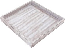 ToCi Decorative Wooden Trays in Shabby Chic Vintage Look - Square Wooden Tray 3