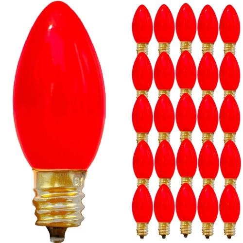 Solid red light bulbs - bulbs,