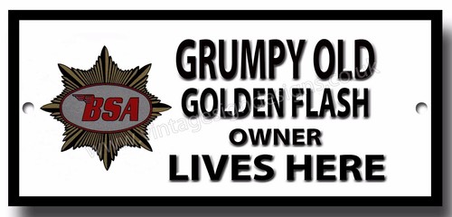 Grumpy old bsa - old,