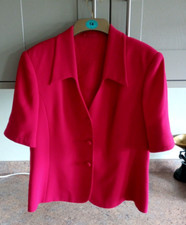 Ladies Vintage Jacket Country Casuals Size 14 Lined Red READ DESCRIPTION 