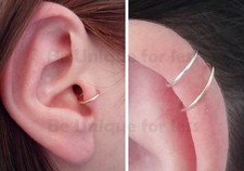 Helix / Cartilage Fake Nose Ear Cuff Earring No Piercing Required - Fake Ring 