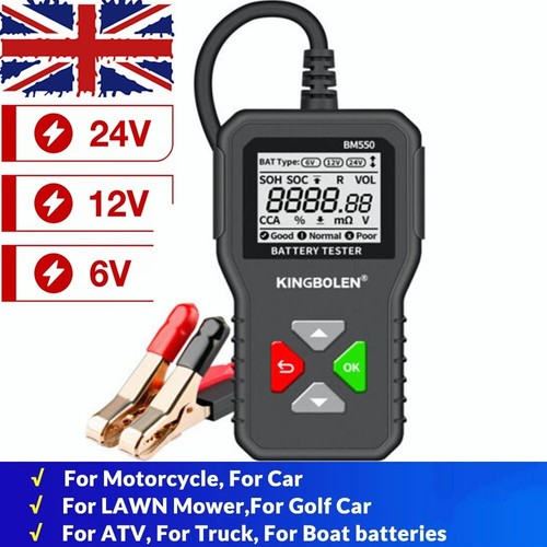 Bm550 car battery tester - battery, 6v