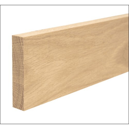 Joinery solid oak - upstand,