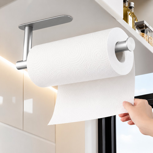 Paper towel holder self - paper,