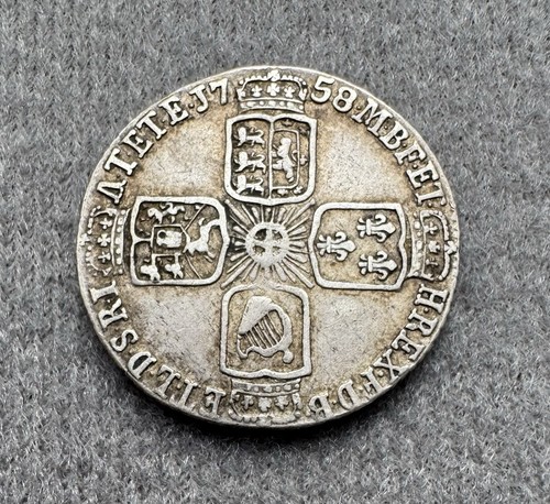 1758 sixpence king george - 1758,