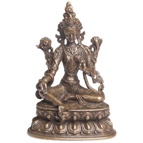 1pc green tara - statue, tibetan