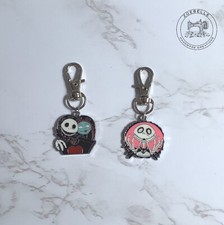 Cartoon Nightmare Before Christmas Jack Key Charm Enamel Bag Charm & Gift Bag
